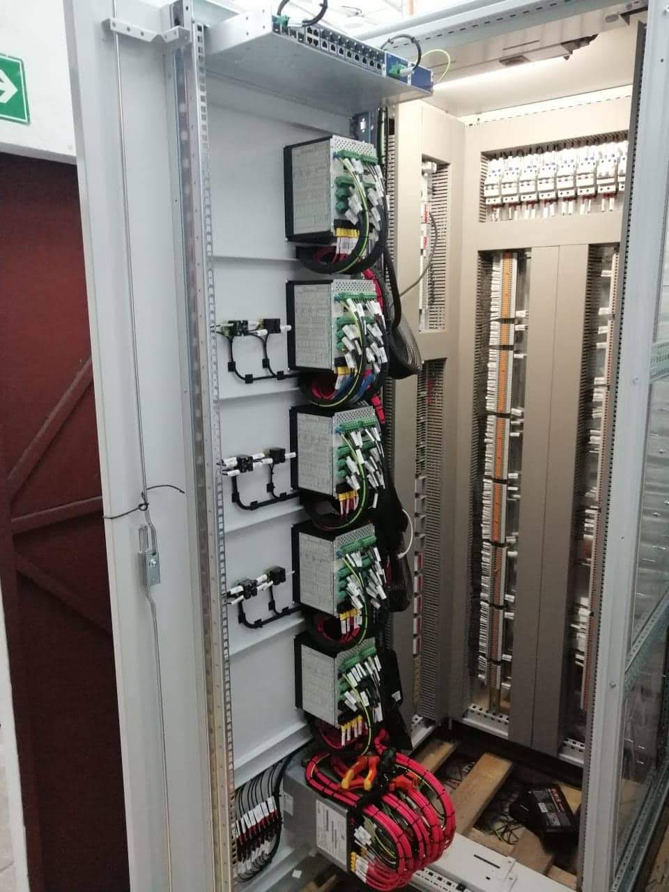 Tablero de control con PLC